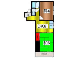 メゾンドコリンヌの物件間取画像